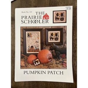 RARE!!! The Prairie Schooler "PUMPKIN PATCH" NO. 140 Cross Stitch 2007
